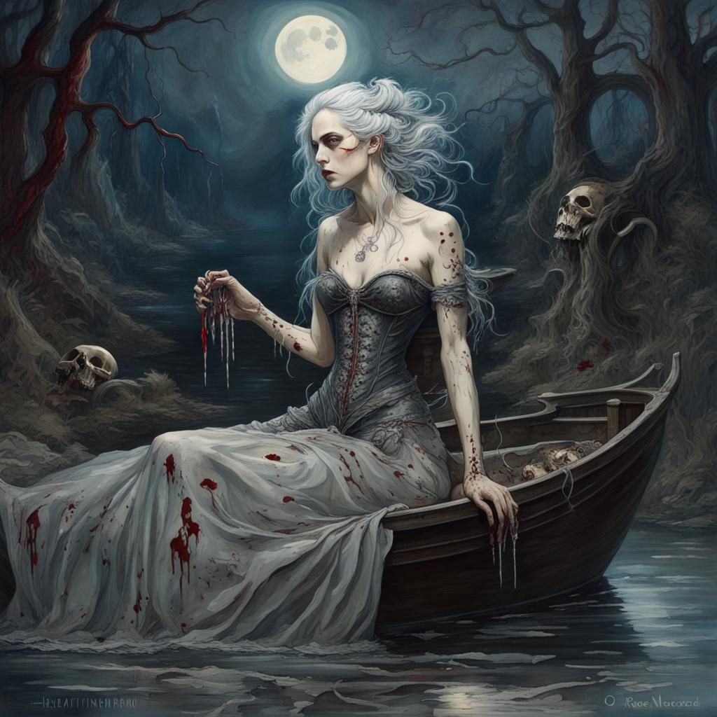 Gothic Lady of the Lake in Renaissance Style
