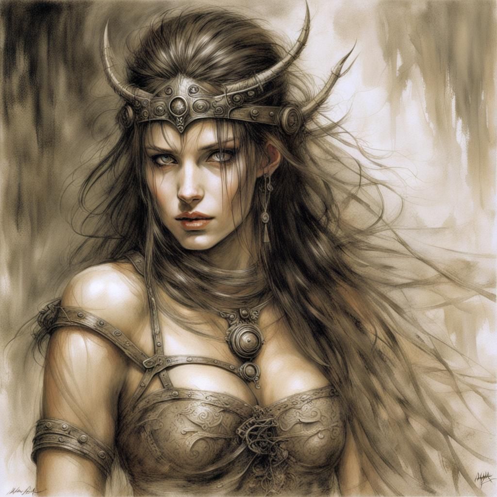 Luminous Mystical Creatures in Dark Fantasy Style