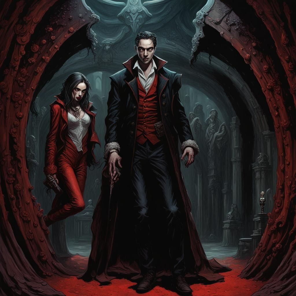 "Follow me, Lucy. You are now one of my minions." "For now. When those fools Arthur, John and Quincey deal with you i wi...