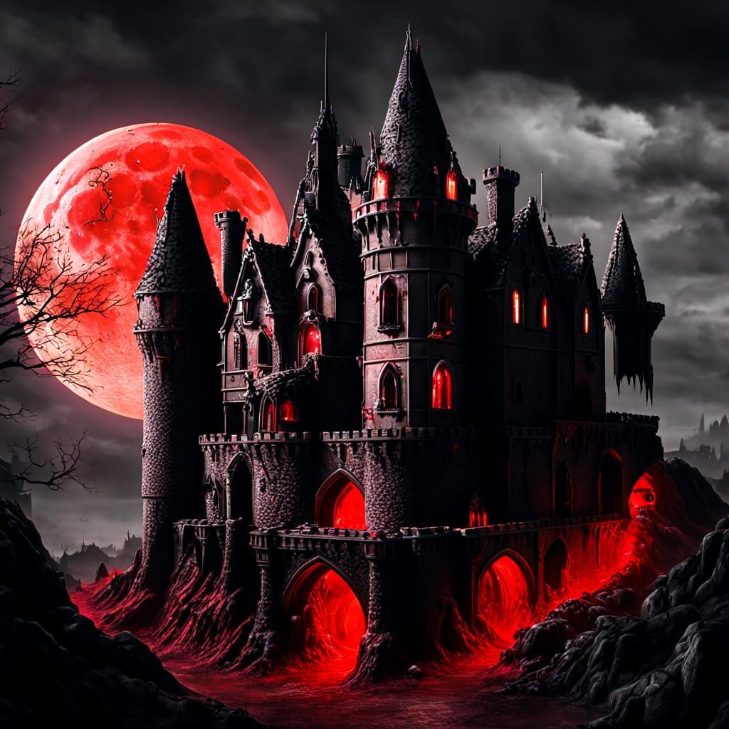5D
Hyper-detail castle
brutal
gothic 
🖤💕
Bloodmoon 
chario...