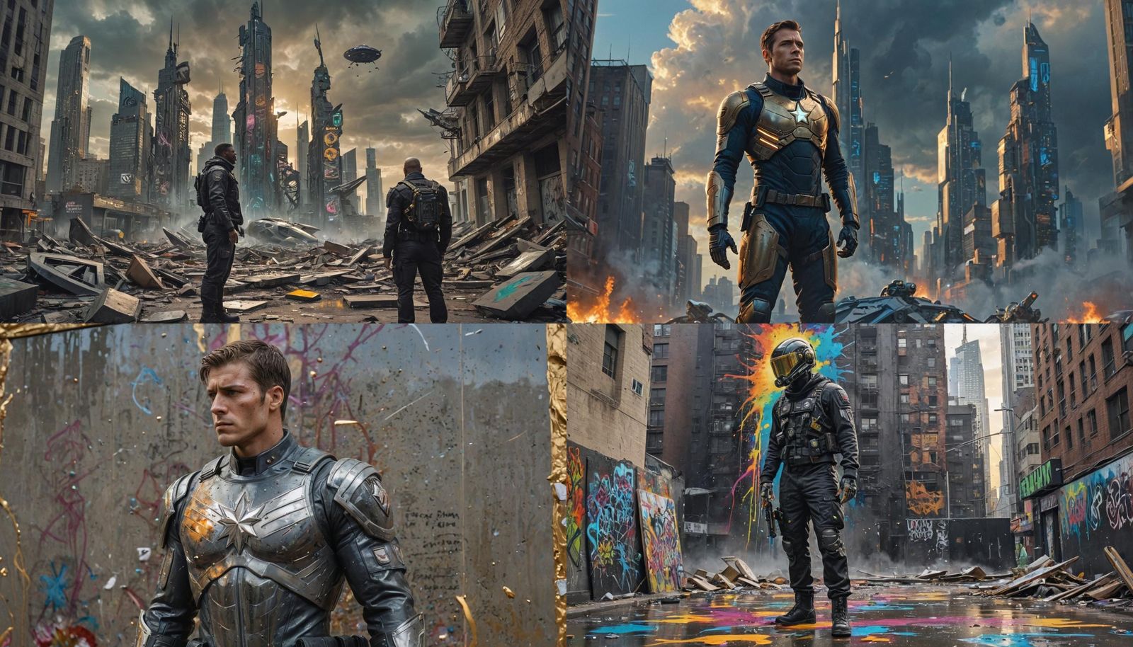 Triumphant Soldier Honors Fallen Comrades at Memorial