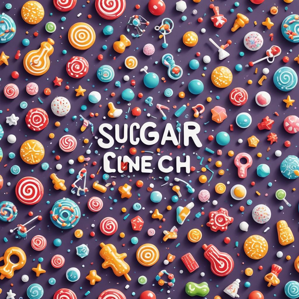 Sugar Molecule Debates Human Cell: Science Illustration