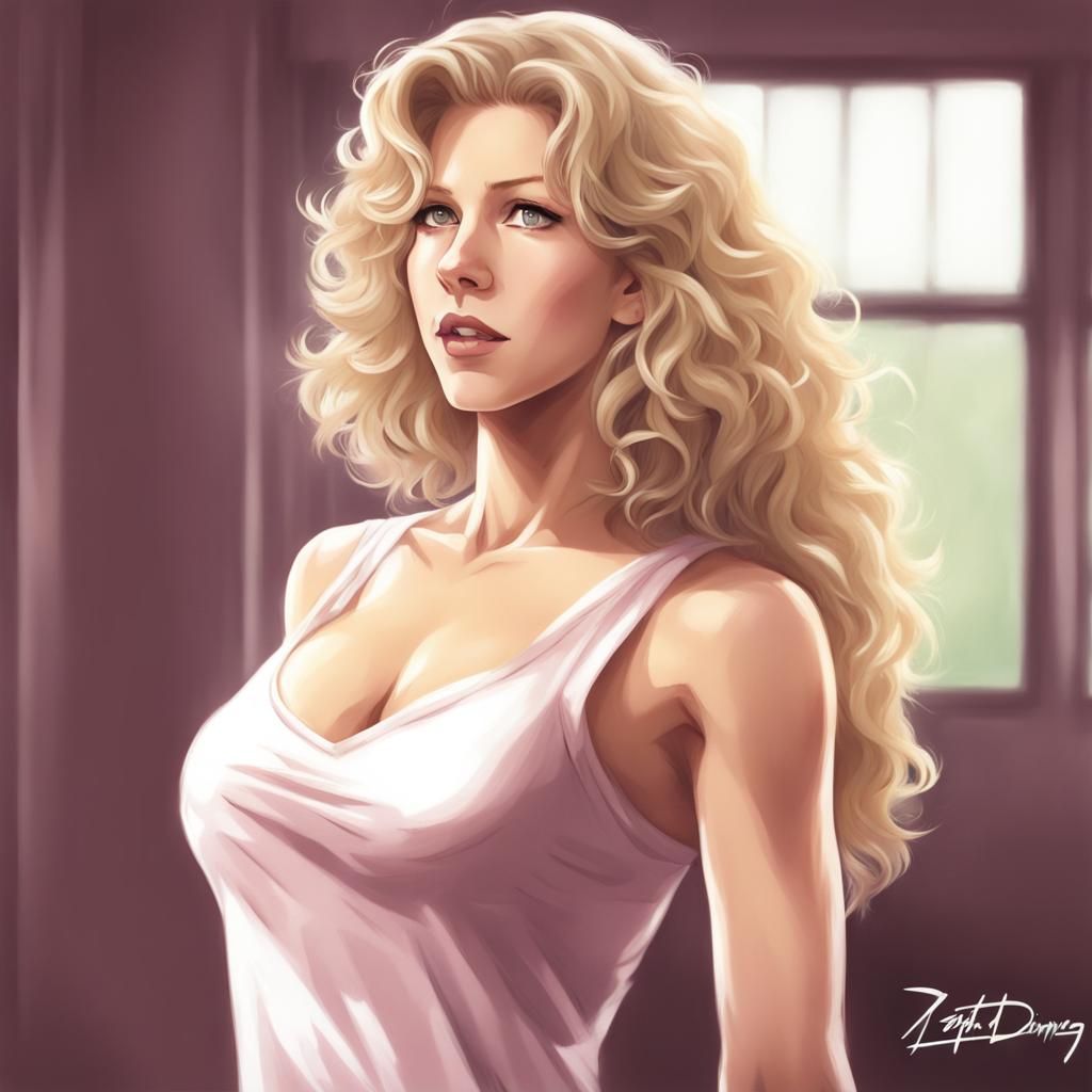 Katheryn Winnick in Anime Dirty Dancing Scene