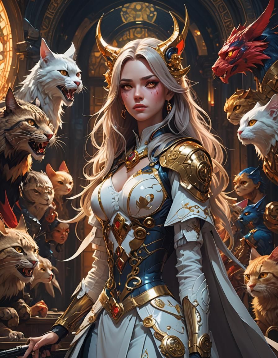 Surreal Portrait of a Duchess in HDR