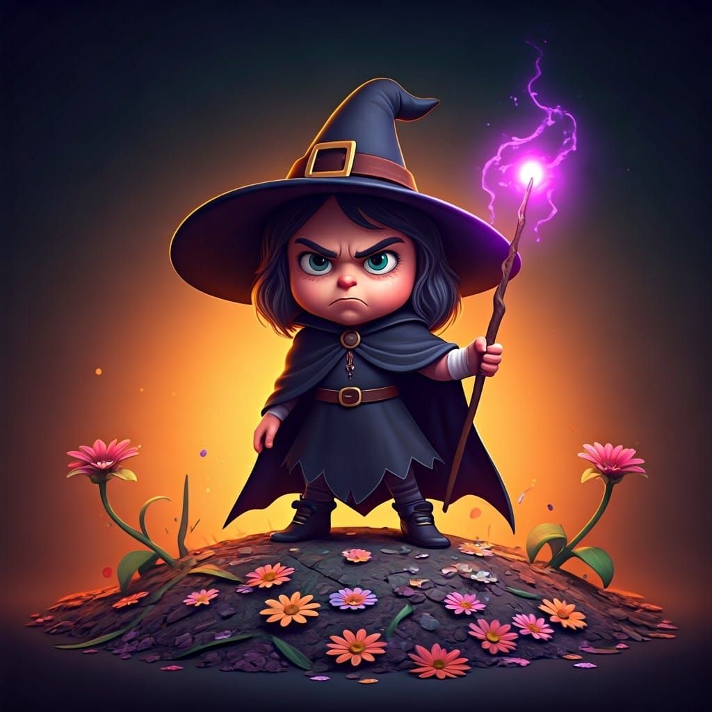 Who trampled my flowers?