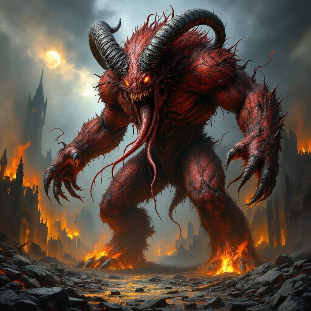 Crimson Abomination Devastates 17th Century London