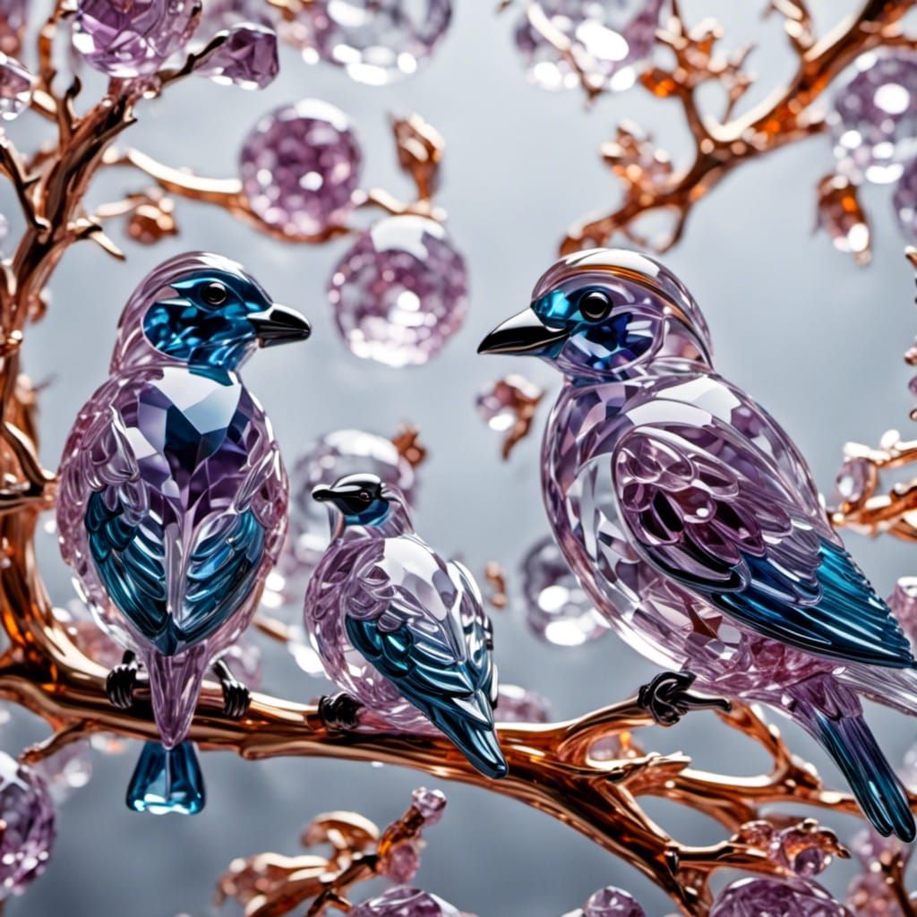 Crystal Lilac-Breasted Rollers