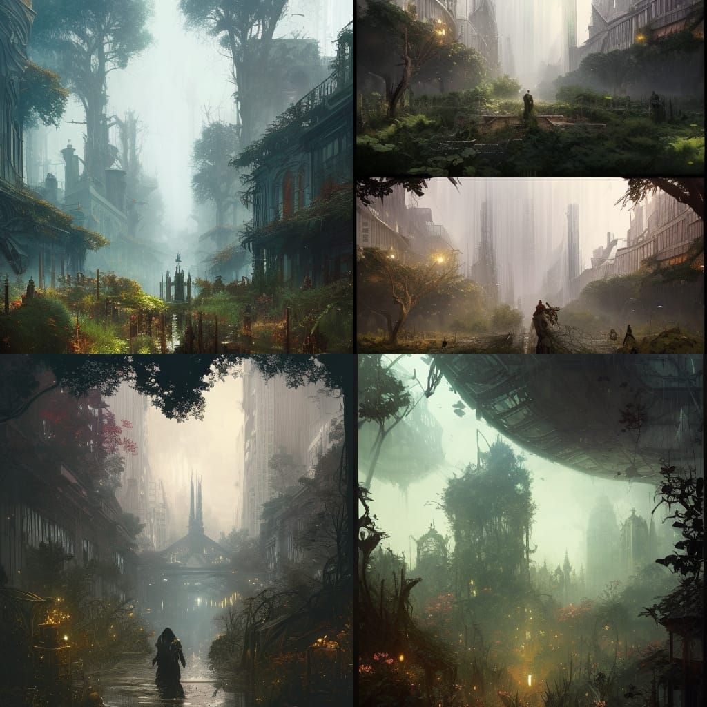 Overgrown City: A Dark Fantasy Masterpiece