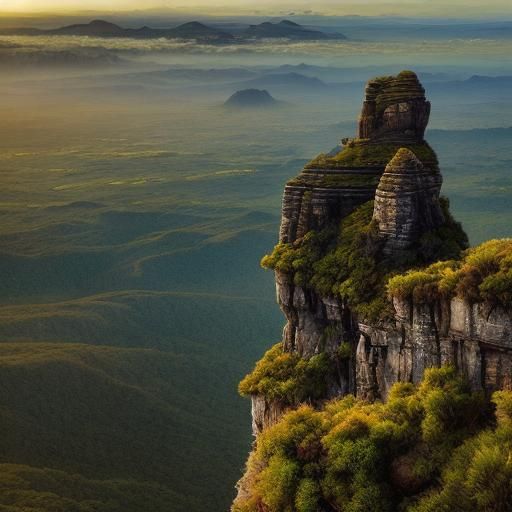 Monte Roraima: Impressionist Landscape Painting