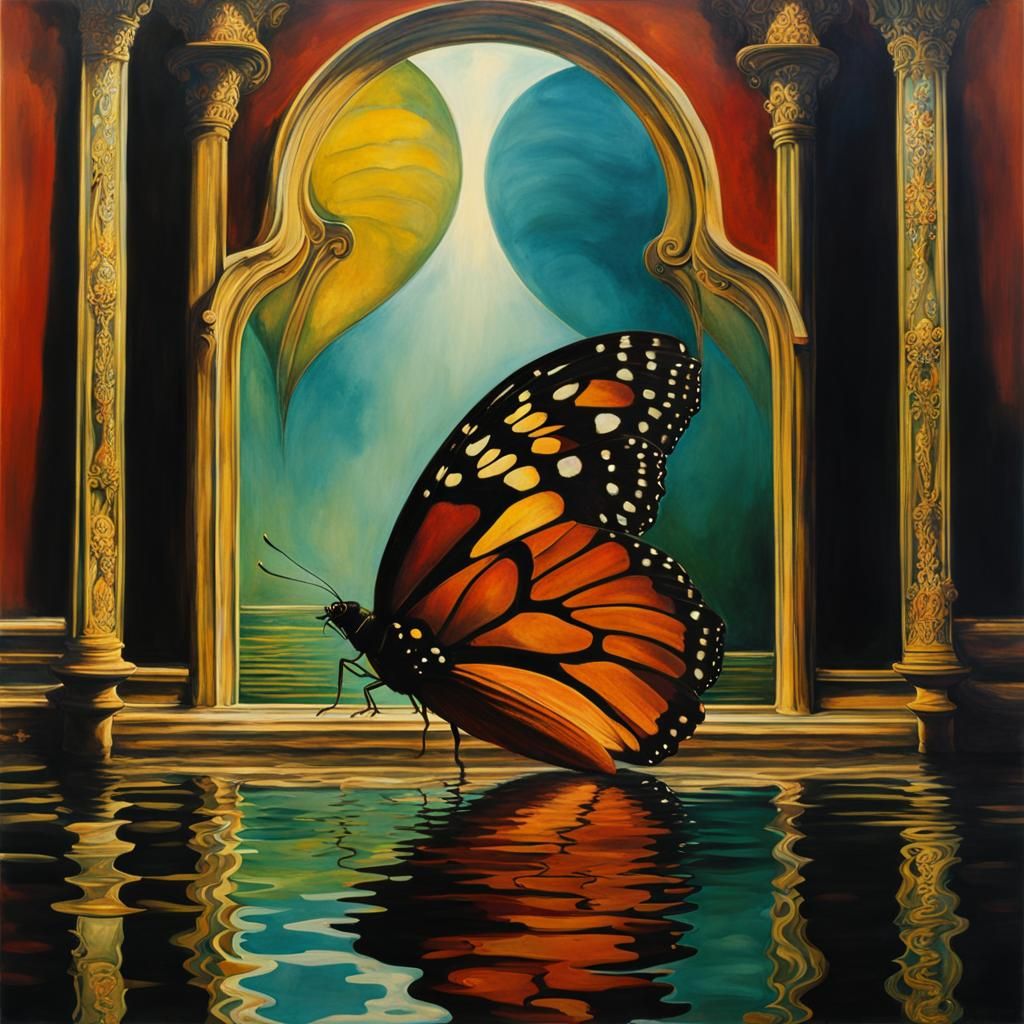 Butterfly Wings Reflected: Surreal Magical Realism