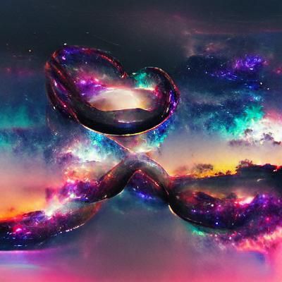 Abstract Infinity Symbol Visualized