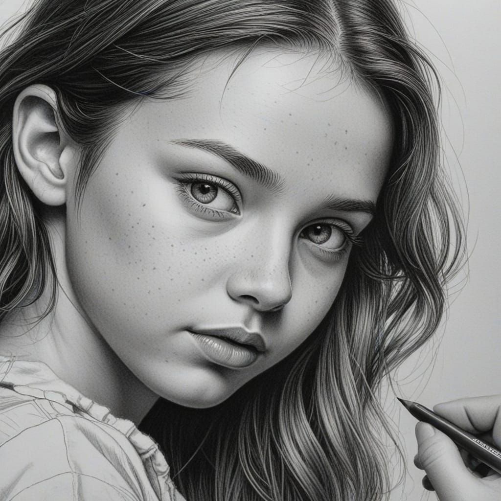 Black and White Drawing