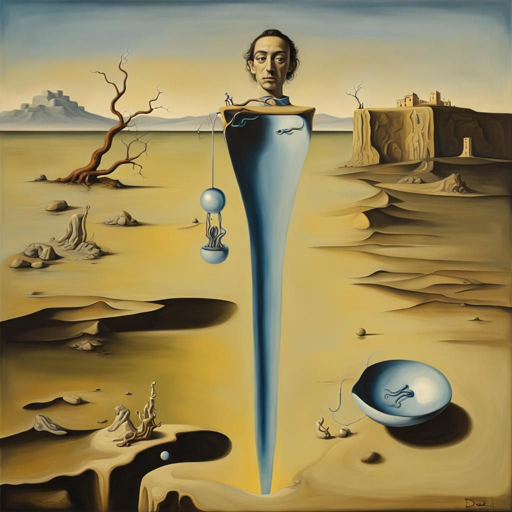 Melting Clocks: A Surrealist Study of Time