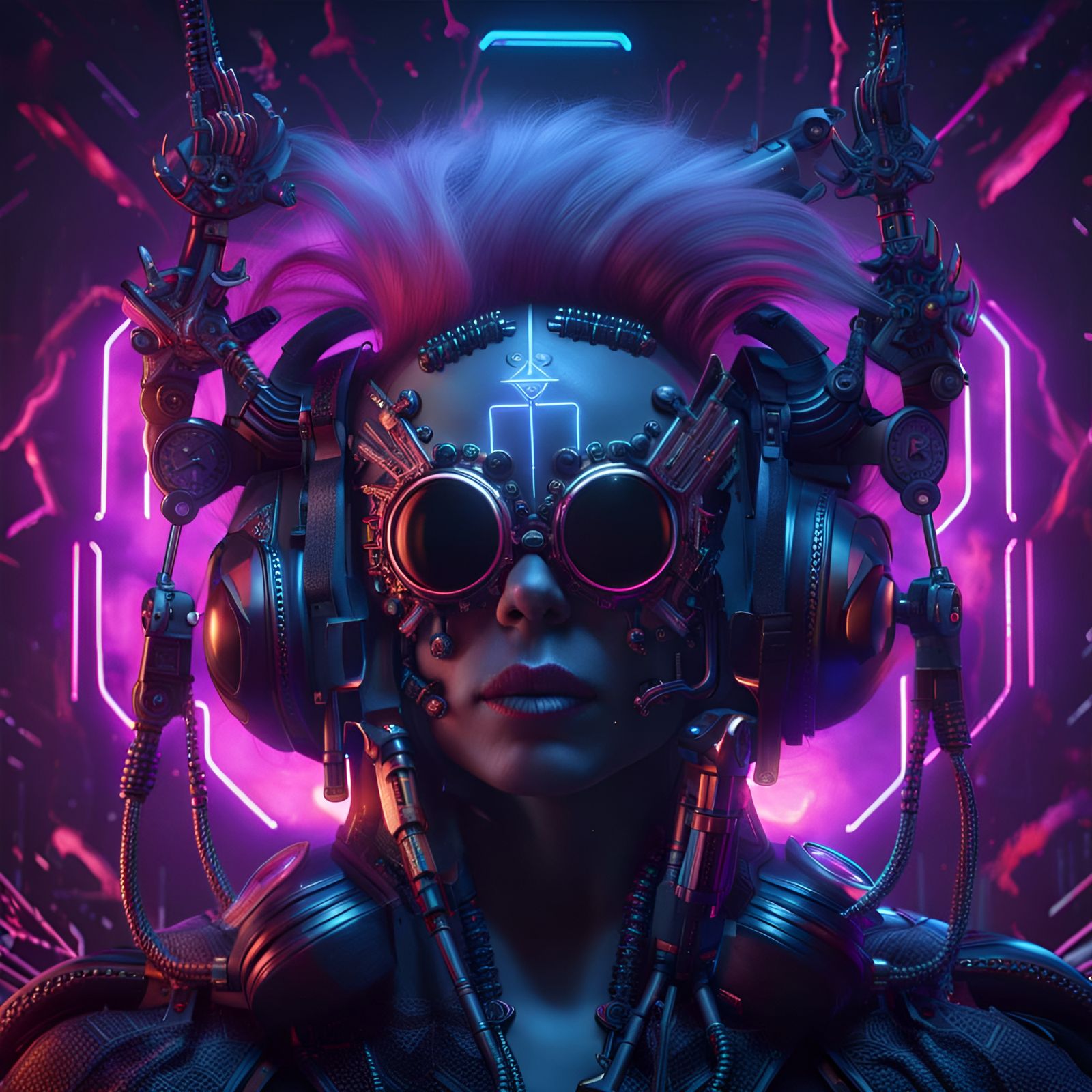 Gozer the Gozerian as Hard Techno DJ