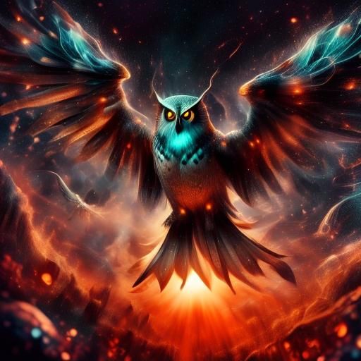 Hoots in a firey galaxy