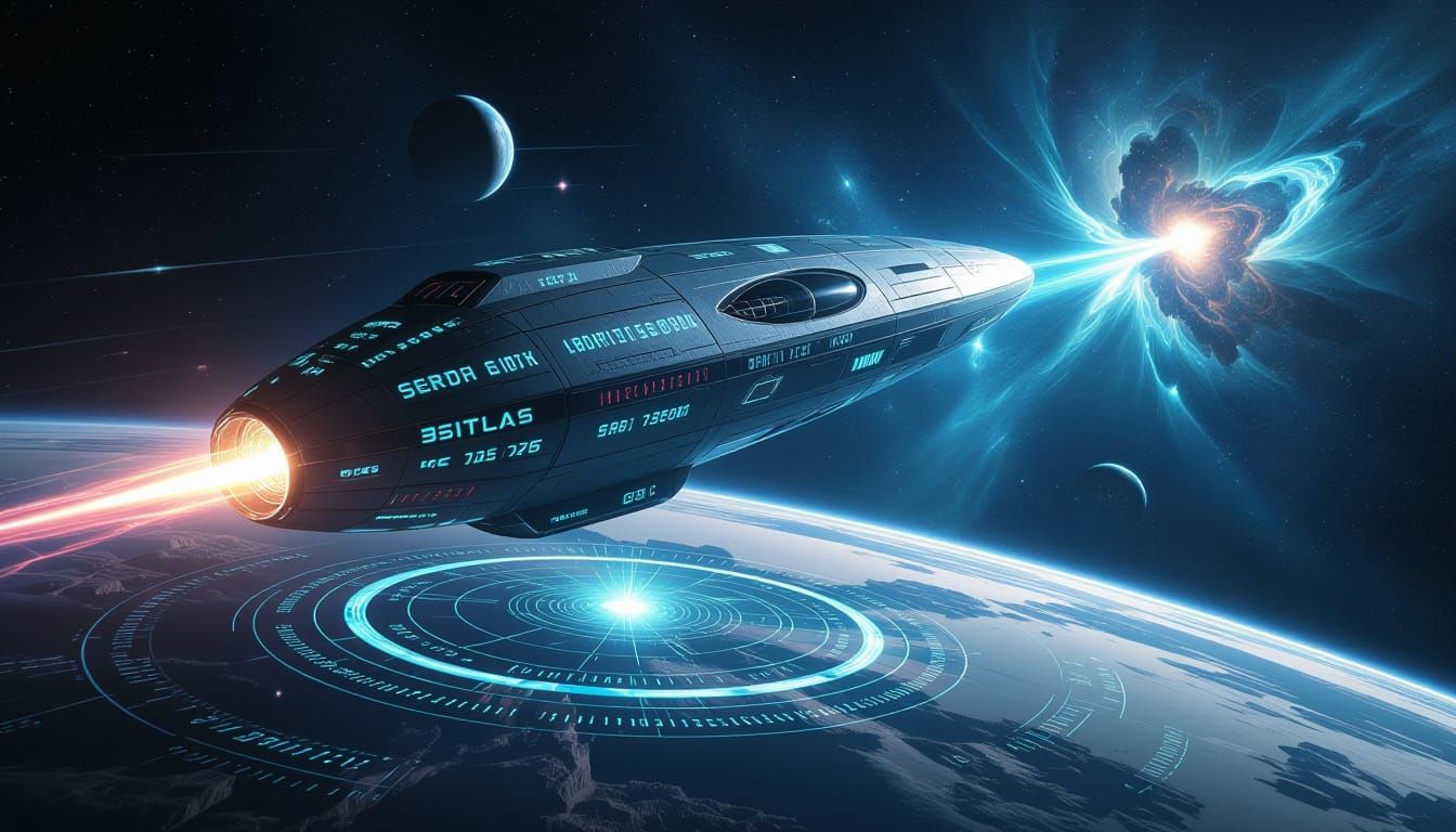 Interstellar Probe Scans Earth in Hyperrealistic Sci-Fi Scen...