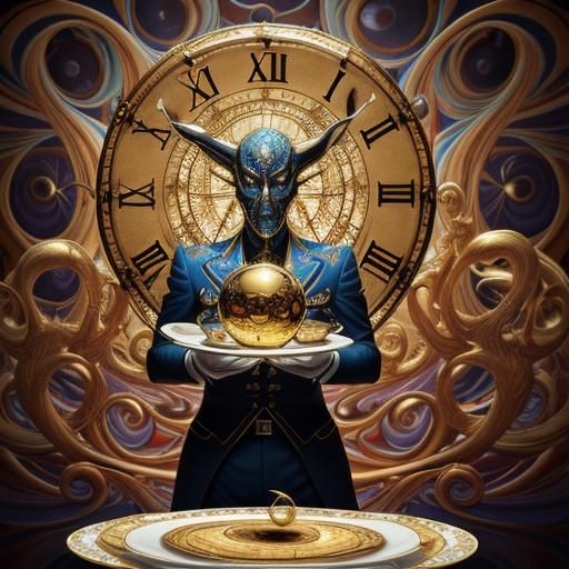 Surreal Juggler in Dreamlike State