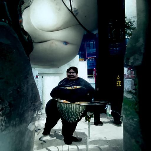 AI Image: Chinese and Indian Men