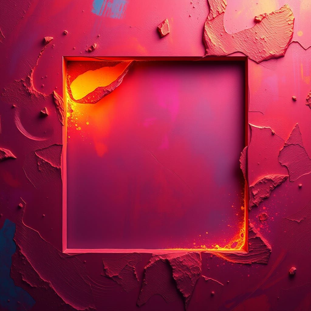 Vibrant Squares in Bold, Fantastical, and Intricate Detail