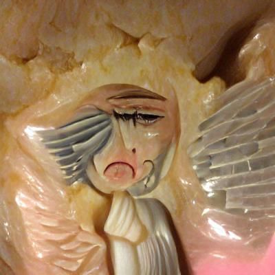 Biblically Accurate Angel Crying