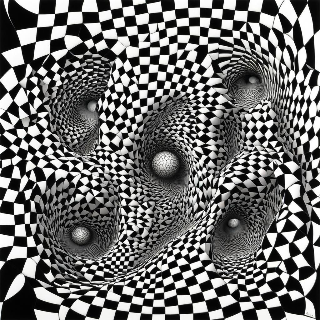 Vibrant Fractal Masterpiece in Psychedelic Style