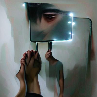 Mirror Reflecting Inner Darkness and Self