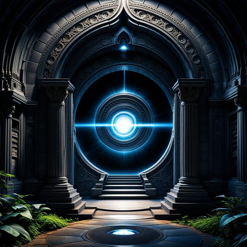 Interdimensional Portal Beckons with Bright, Clean Light