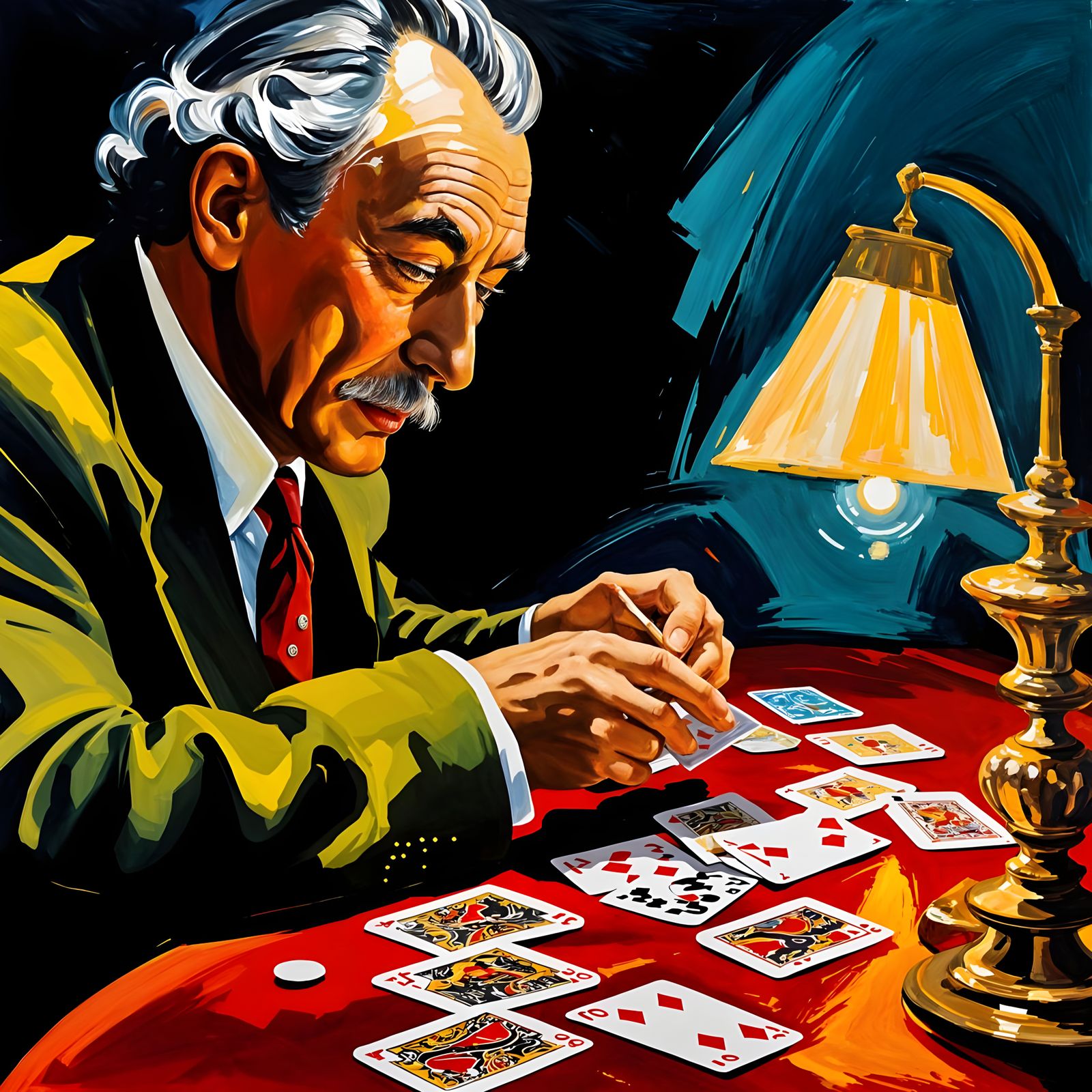 Inspirational Quote on Playing Card Art