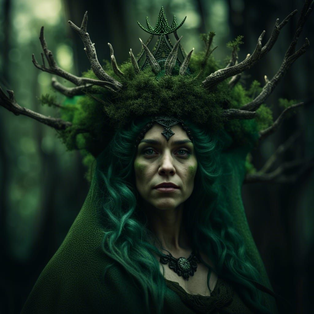 Green forest witch.
