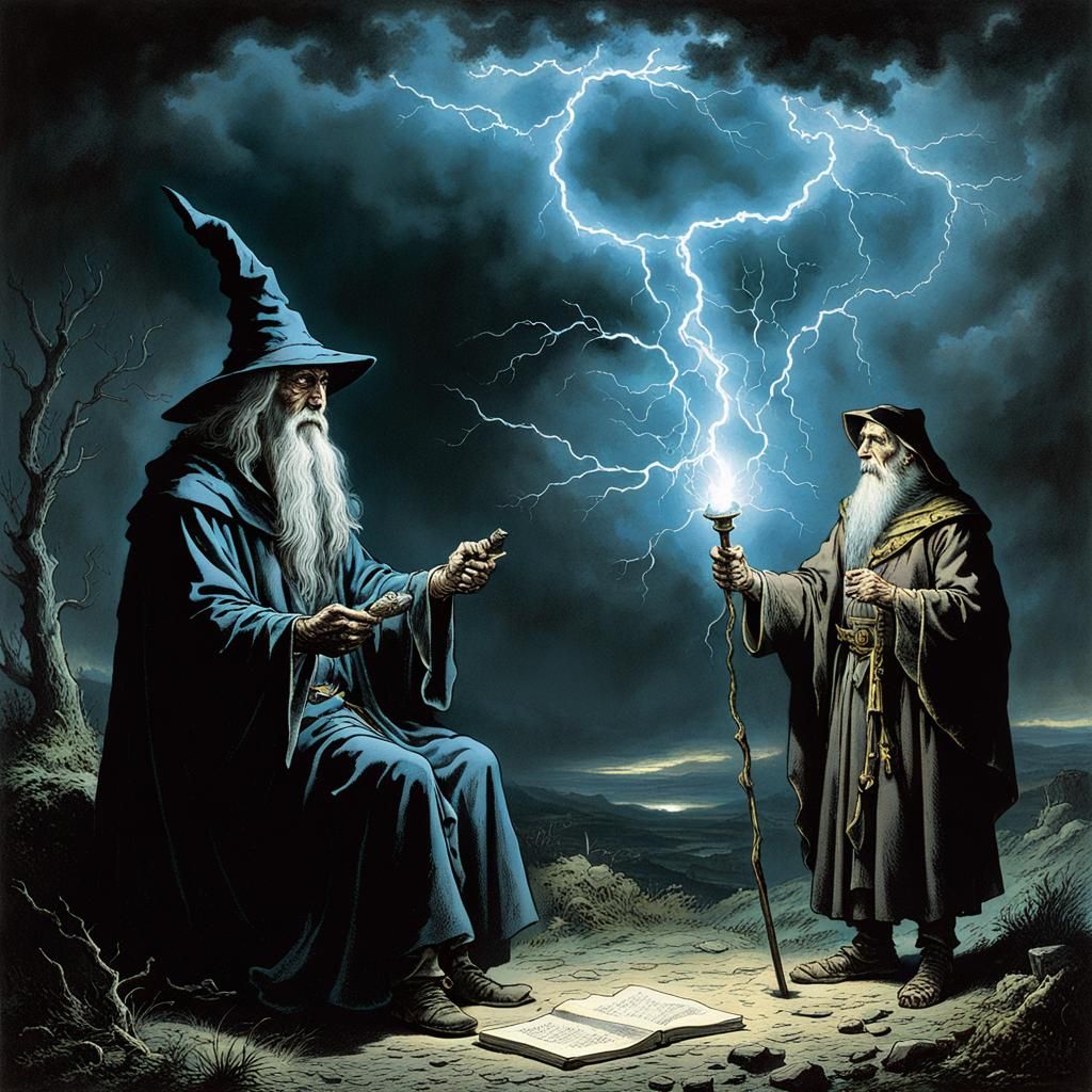 Wizard's Apprentice: A Dark Fantasy Lightning Spell