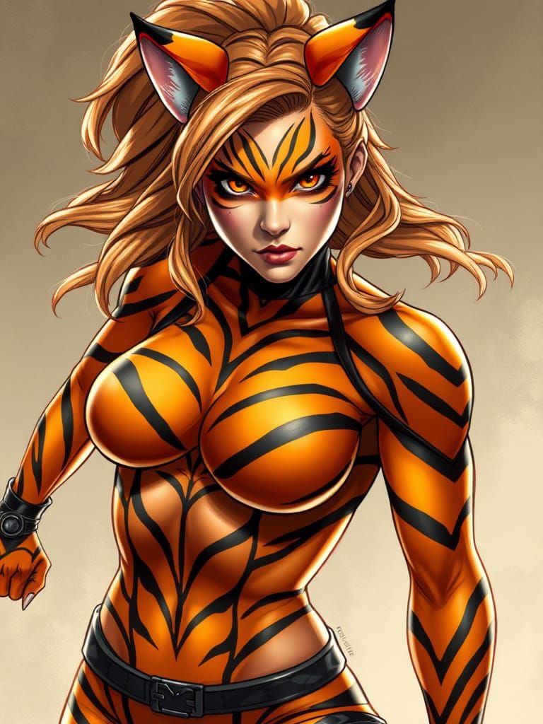 Tigra the Were-Woman: Marvel Avenger Concept Art