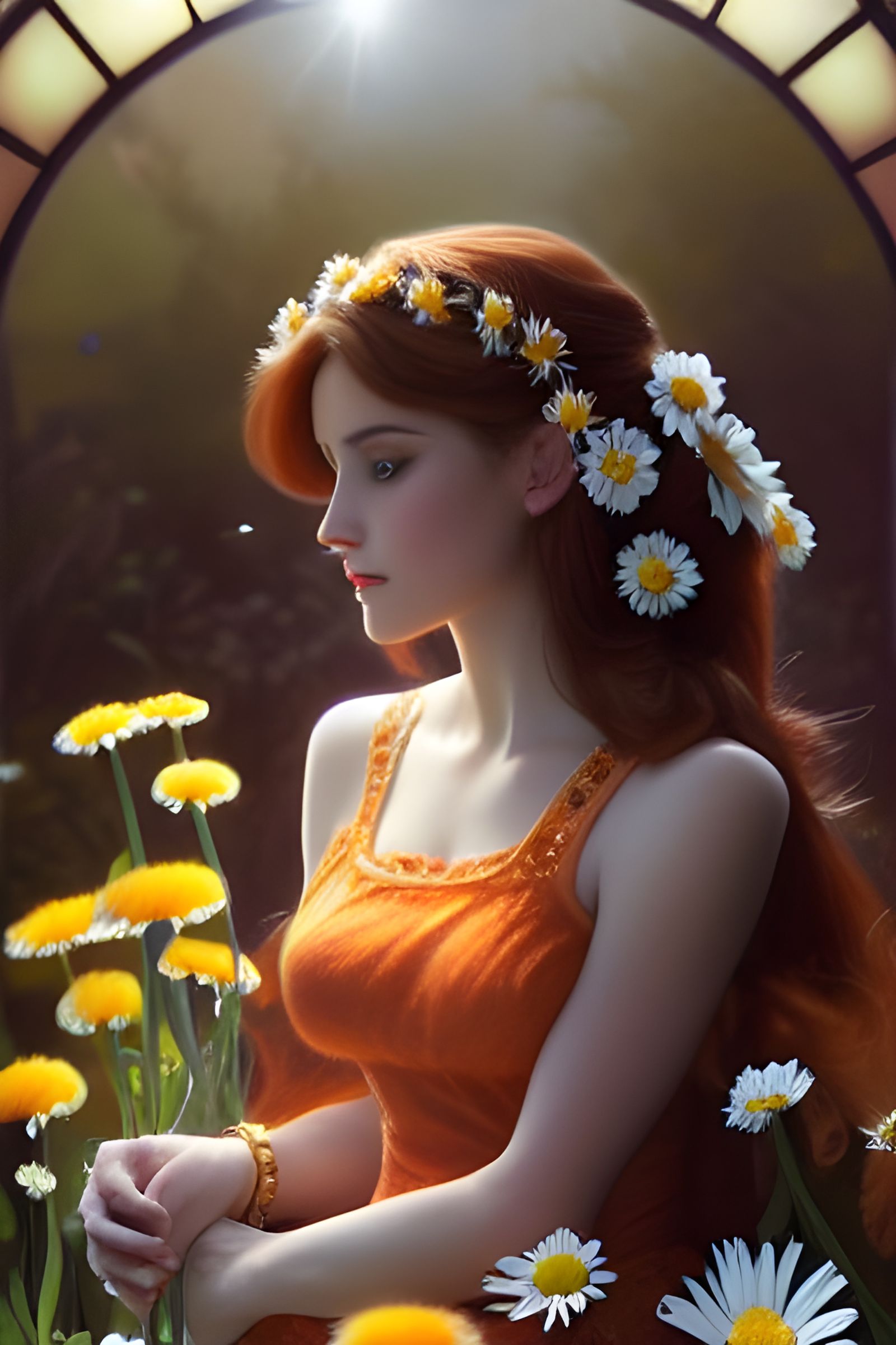 Ultra Realistic Photo: Princess Daisy of Sarassaland