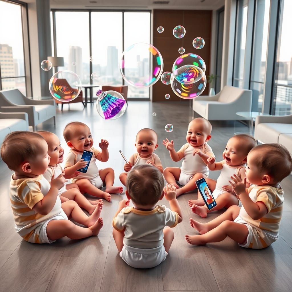 Babies Create AI Art in Hospital Waiting Room