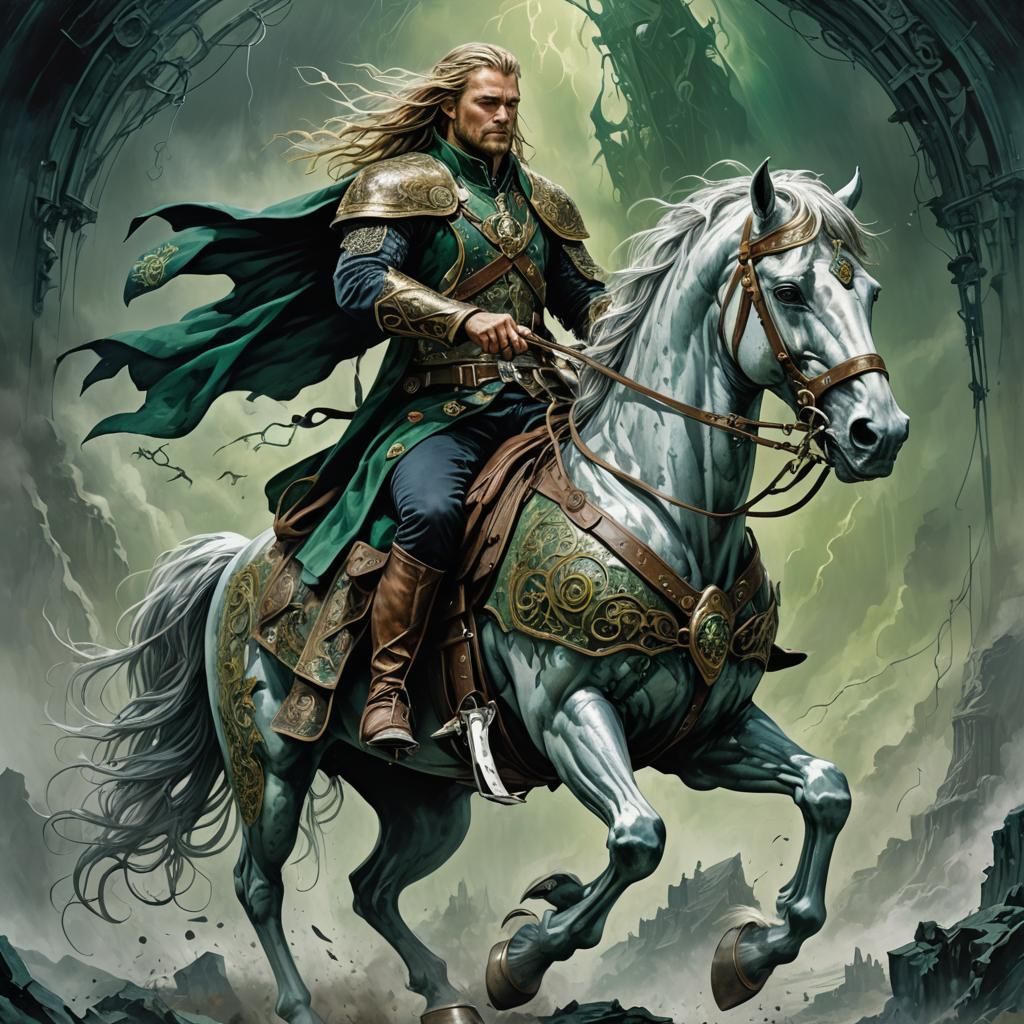 Eomer,  leader of the riders of Rohan