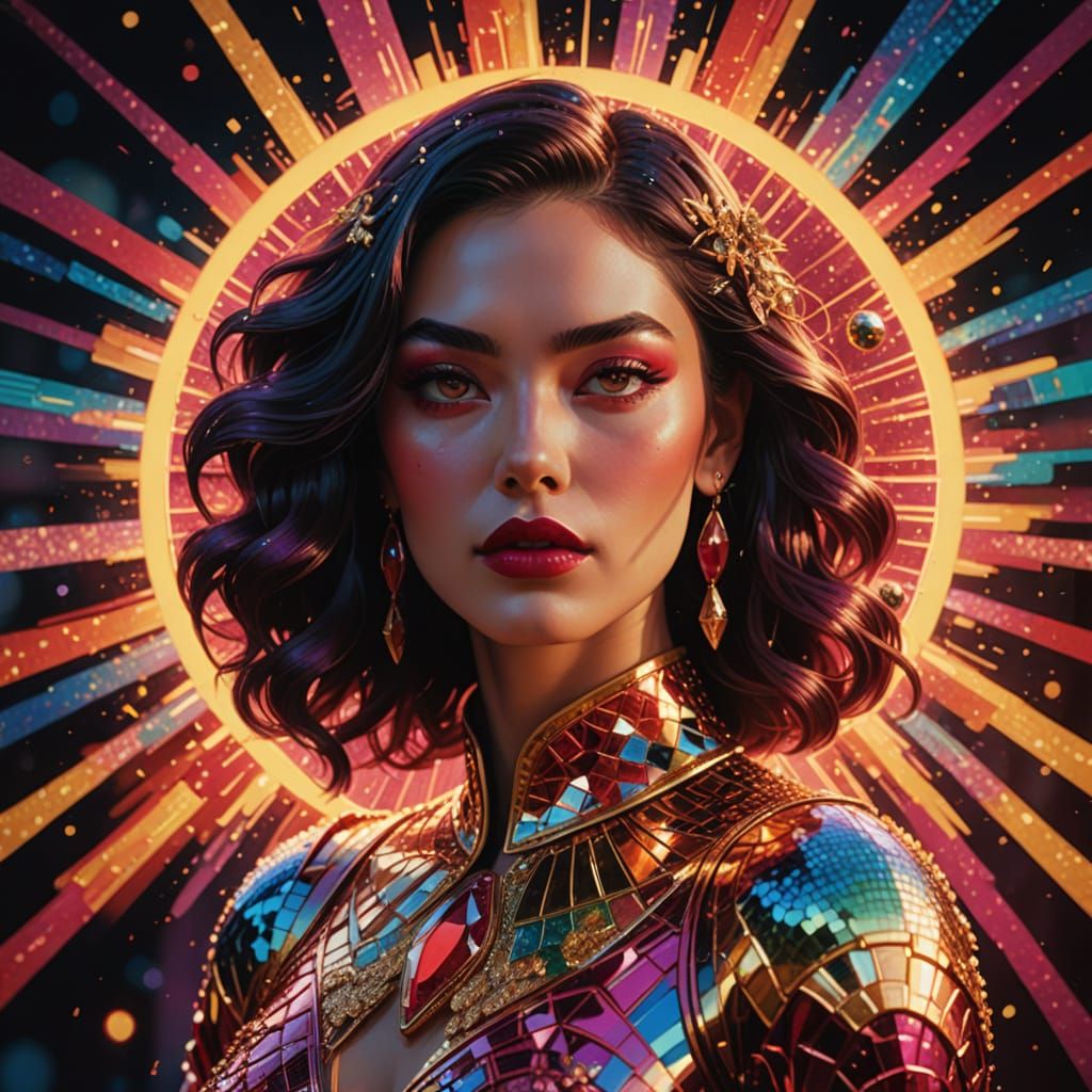 Cyberpunk Supermodel Radiates Confidence in Hyper-Realistic ...