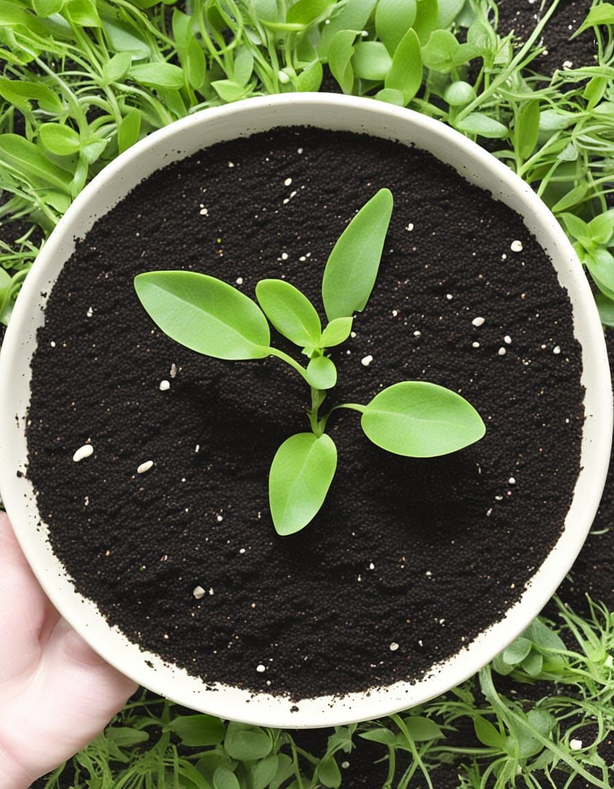 Budding Life Unfolds in a Lush Green Landscape