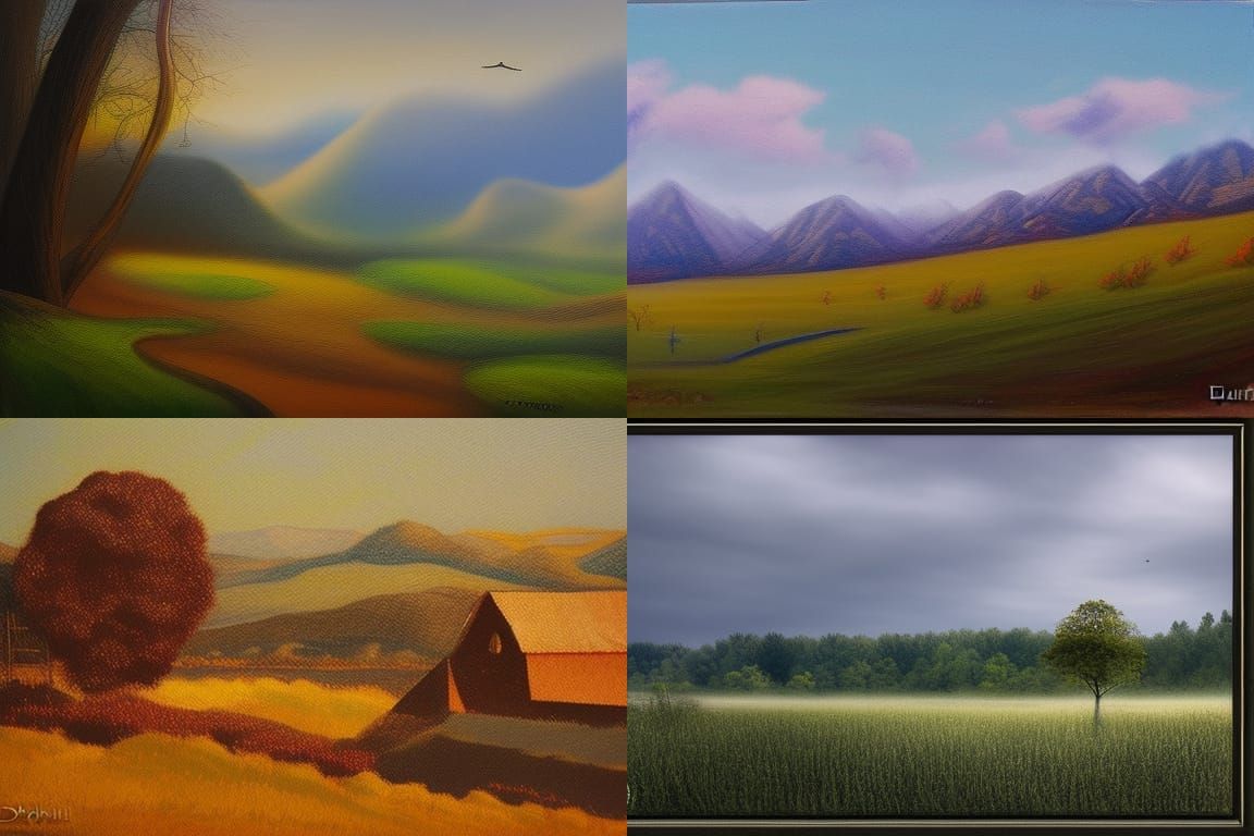 Dreamlike Landscape Art