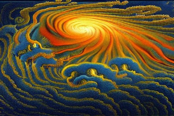 Maelstrom of Storm Clouds Painting