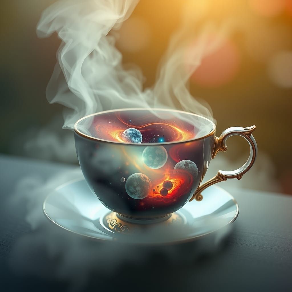 Teacup Universe: Dreamlike Digital Art