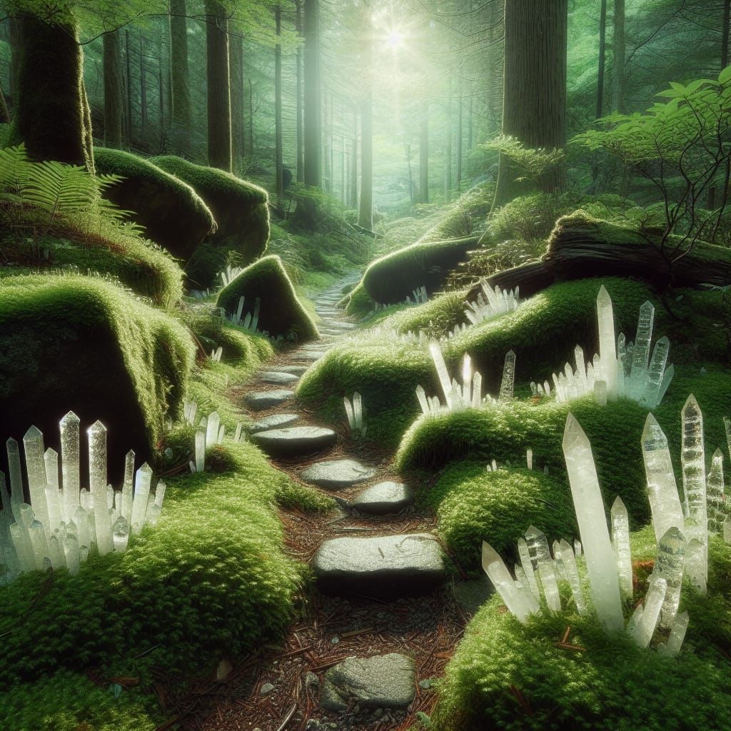 Whispers of an Enchanted Forest Glade