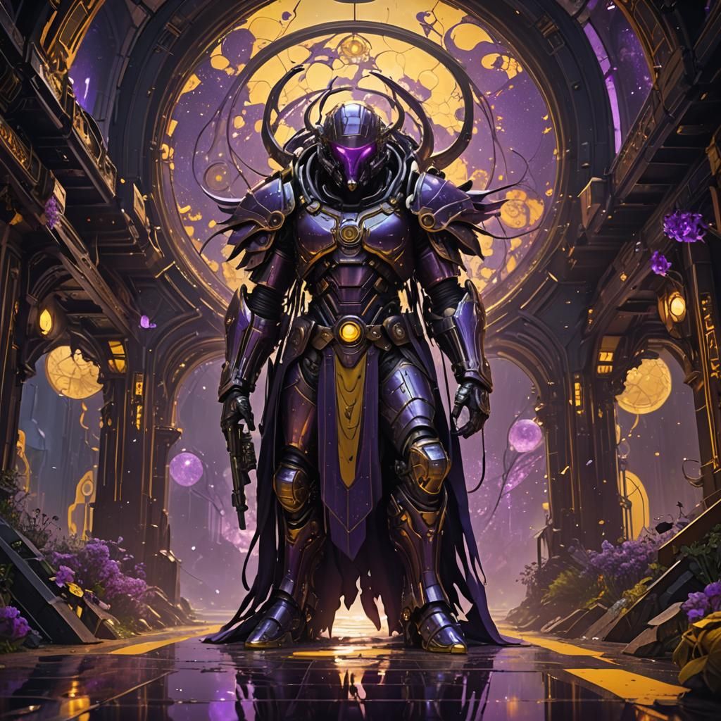 Sci-Fi Masterpiece in Deep Color, Hyperdetailed Art