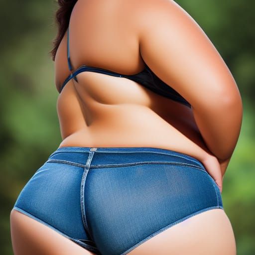 BBW Thong: Professional Studio Quality Photograph