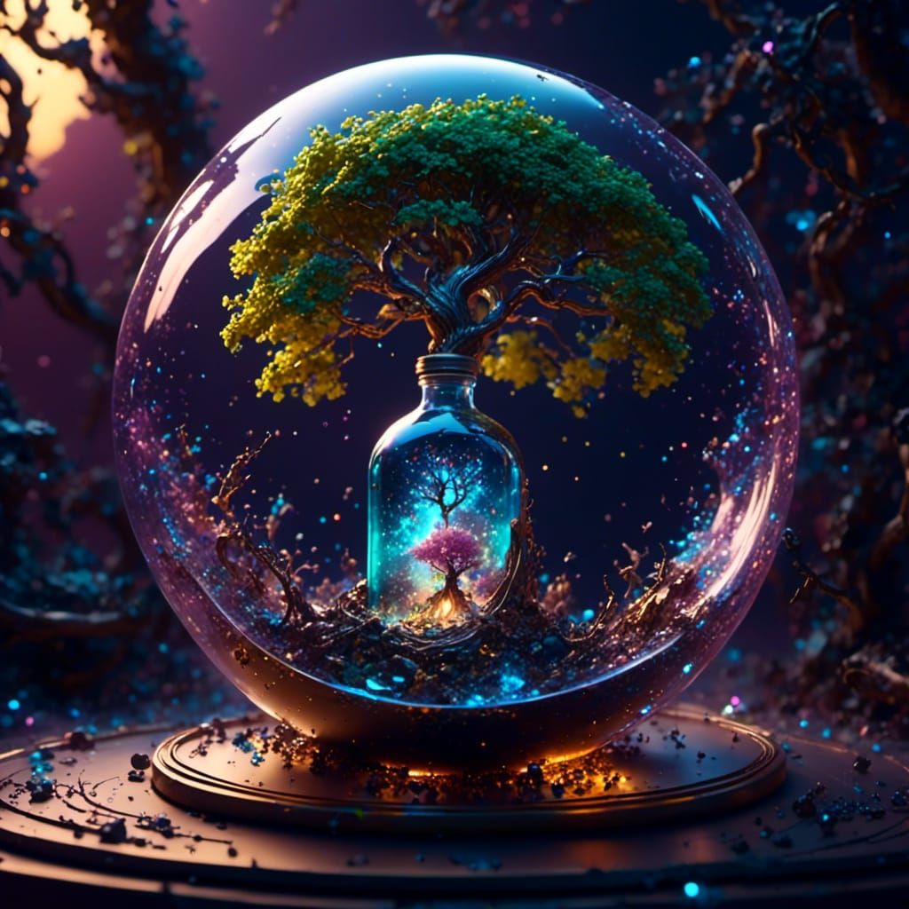 Tree in a Bottle: Fantasy Concept Art