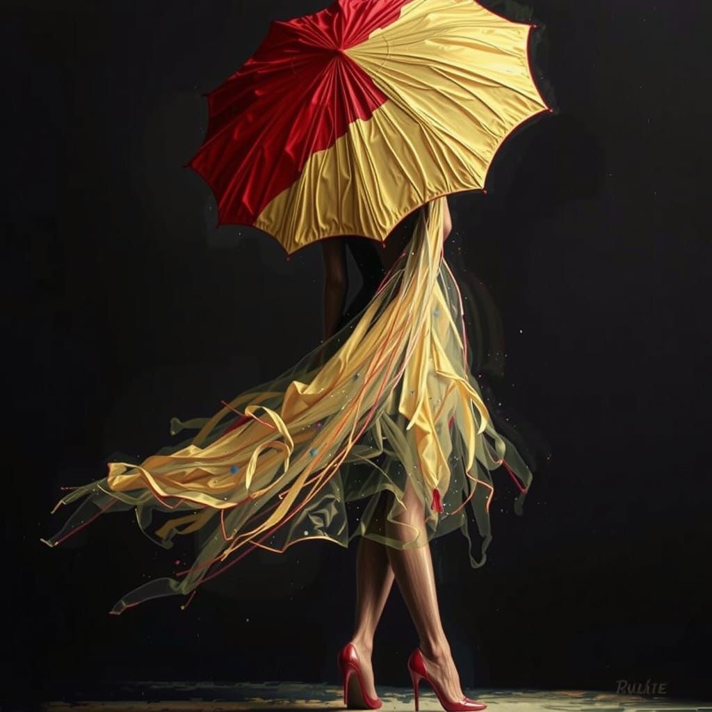 Soulful Figure in Expressionist Impasto Painting