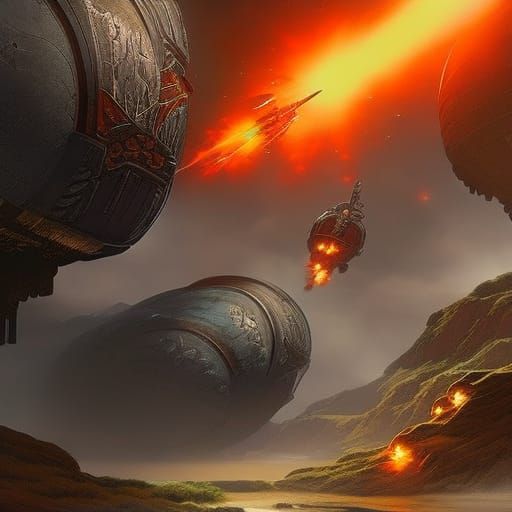 Hyperrealistic Alien Abduction Concept Art