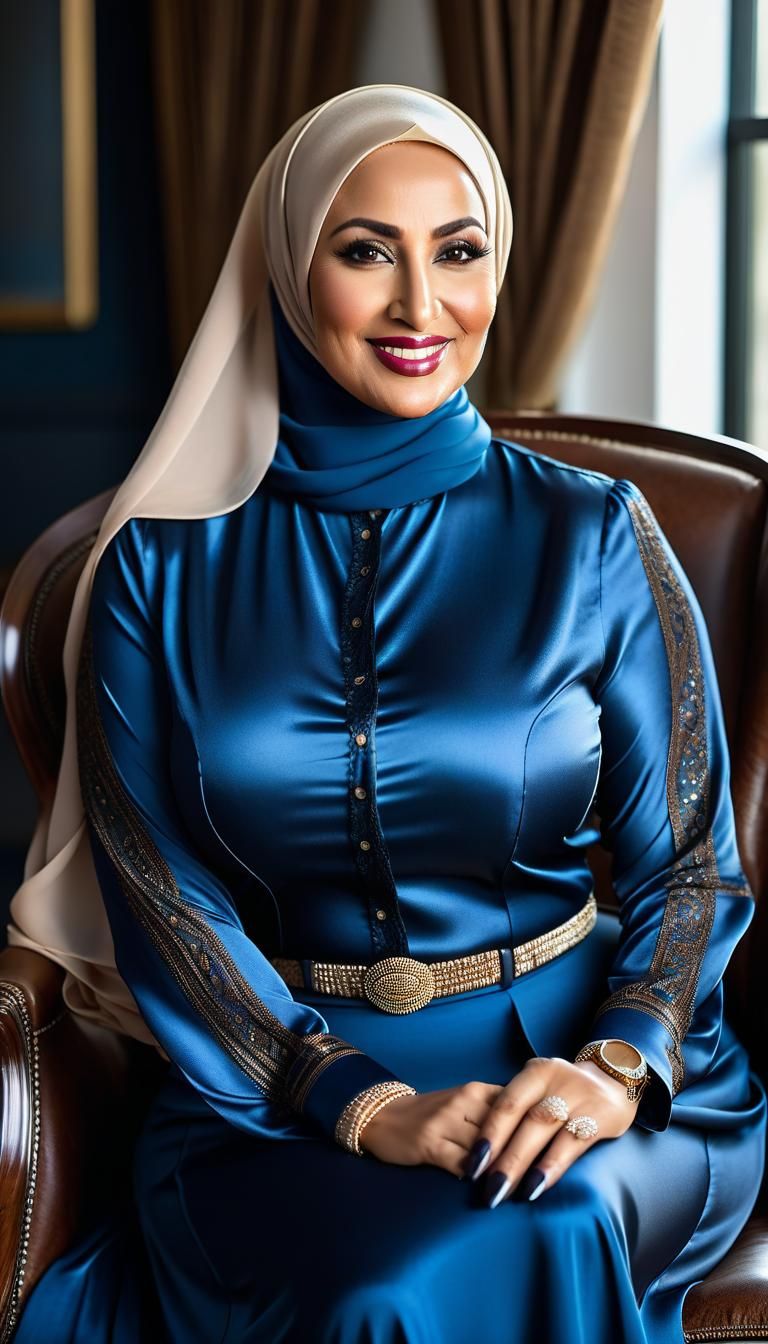 Hyperrealistic Portrait of a Beautiful Middle Eastern Woman