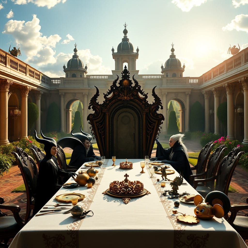 Disney Villains Gather Under Celestial Eclipse in Palace Gar...