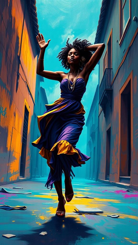 Afrofuturistic Dance: Impressionistic, Hyper-detailed Cinema...