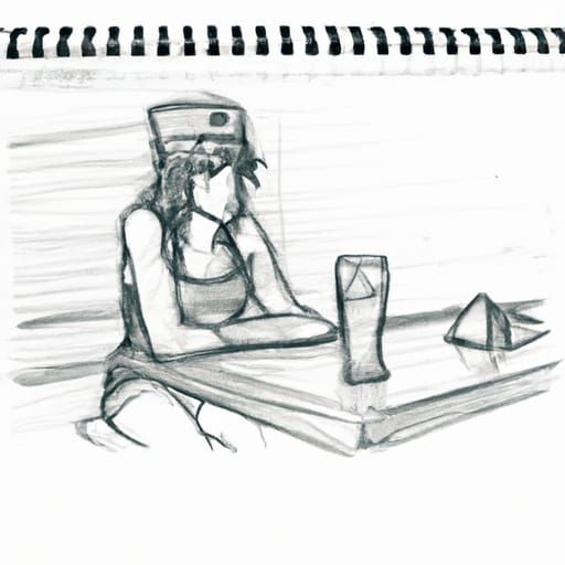 Eri Kasamoto at a Bar: Metal Slug Sketch
