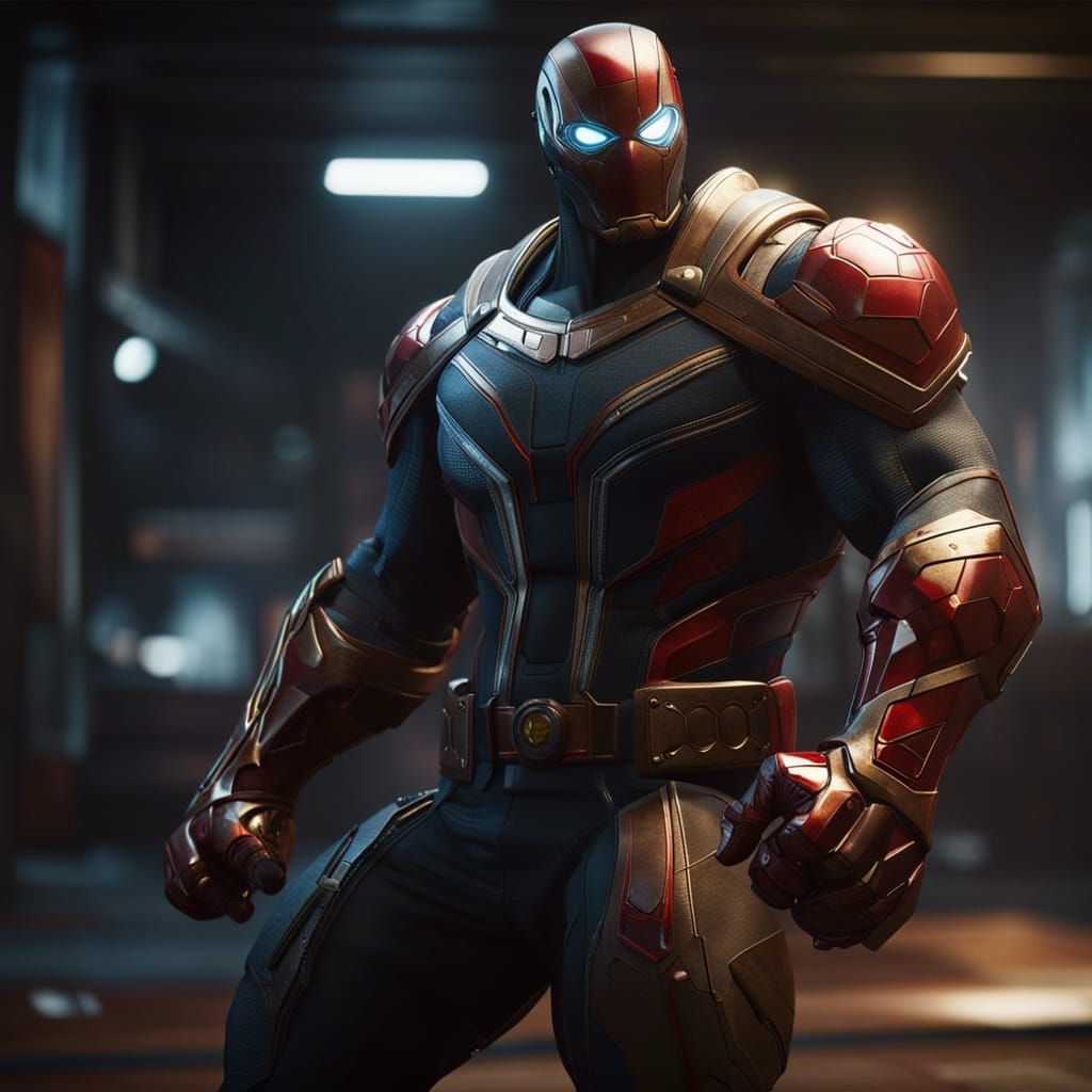 Iron Man: A high-tech superhero in a powerful suit.